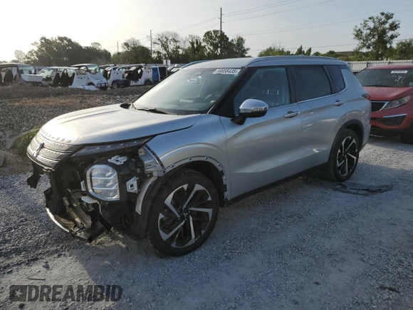 2023 Mitsubishi Outlander SE с VIN JA4J3UA80PZ008865, выставлен на аукционе Copart как лот 59858435 с пробегом 42 154 миль миль и Списание • Salvage title. История ставок и продаж доступна на DreamBid. Изображение 1.