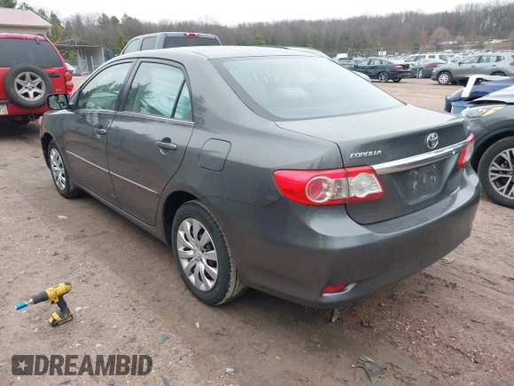 2013 Toyota Corolla L with VIN 2T1BU4EEXDC934686, listed as a IAAI auction lot 42074981 with 167,577 mi miles. Bid and sale history available at carsss.com. Image 3.