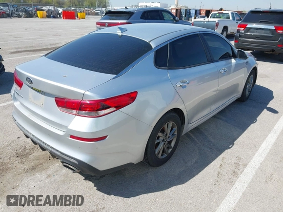 2019 Kia Optima LX with VIN 5XXGT4L39KG323046, listed as a IAAI auction lot 42035766 with 164,643 mi miles and . Bid and sale history available at DreamBid. Image 4.