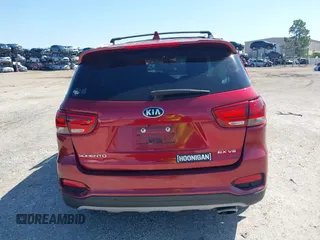 2019 Kia Sorento EX Sport with VIN 5XYPH4A50KG464007, listed as a IAAI auction lot 41999034 with 157,571 mi miles and . Bid and sale history available at DreamBid. Image 17.
