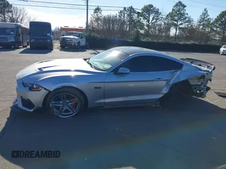 2018 Ford Mustang GT with VIN 1FA6P8CF4J5144438, listed as a IAAI auction lot 41338421 with 87,687 mi miles and . Bid and sale history available at carsss.com. Image 13.