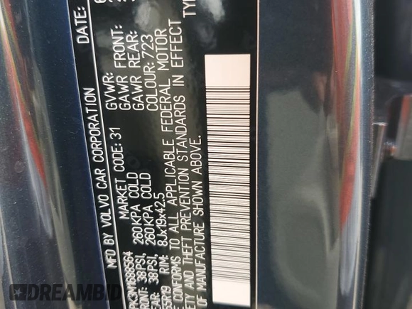 2021 Volvo XC90 Momentum z VIN YV4102PK3M1688564, wystawiony jako Copart lot #58249995 z przebiegiem 40 481 mil mil oraz Szkoda całkowita • Salvage title. Historia ofert i sprzedaży dostępna na DreamBid. Obrazek 14.