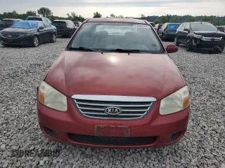 2008 Kia Spectra EX with VIN KNAFE121985532558, listed as a Copart auction lot 57984805 with 136,964 mi miles and Salvage title. Bid and sale history available at DreamBid. Image 5.