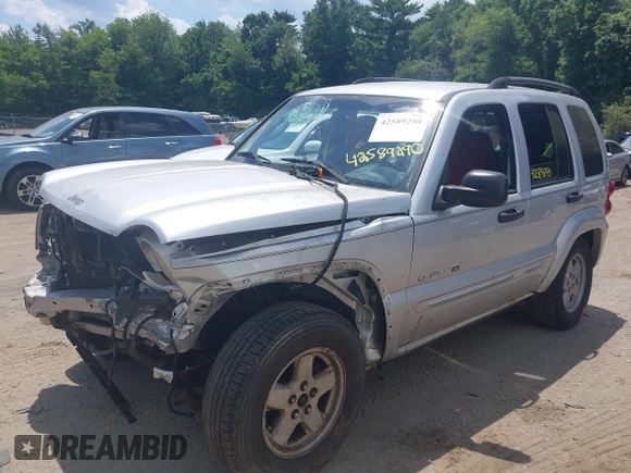 2002 Jeep Liberty Limited with VIN 1J4GL58K02W329896, listed as a IAAI auction lot 42589290 with 183,873 mi miles and . Bid and sale history available at DreamBid. Image 2.