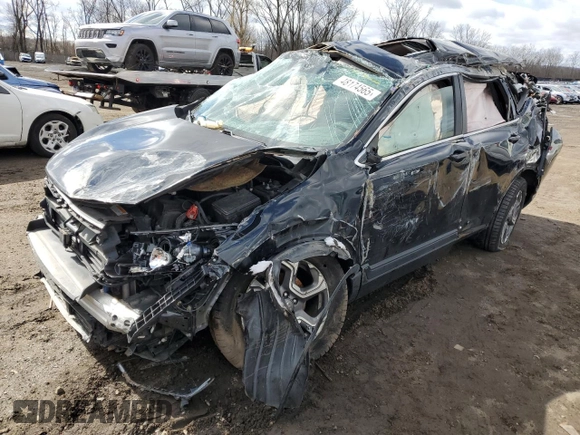 2018 Honda CR-V EX with VIN 7FARW1H50JE018873, listed as a Copart auction lot 48174565 with 130,723 mi miles and Non Repairable. Bid and sale history available at carsss.com. Image 1.