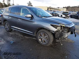 2017 Infiniti QX60 with VIN 5N1DL0MMXHC526941, listed as a Copart auction lot 49434135 with 101,811 mi miles and Salvage Title. Bid and sale history available at DreamBid. Image 4.