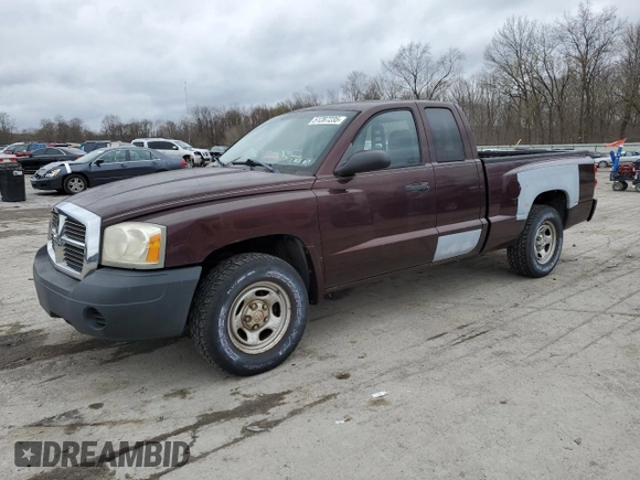 2005 Dodge Dakota ST with VIN 1D7HE22K55S329129, listed as a Copart auction lot 51287235 with 132,840 mi miles and Clean Title. Bid and sale history available at DreamBid. Image 1.