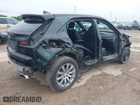 2023 Cadillac XT4 FWD Premium Luxury with VIN 1GYFZCR48PF142752, listed as a IAAI auction lot 42183025 with 45,536 mi miles and . Bid and sale history available at DreamBid. Image 4.
