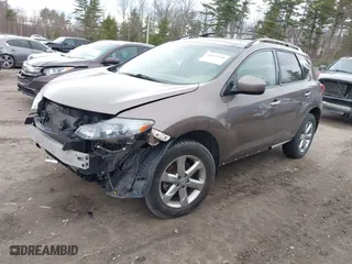 2010 Nissan Murano SL with VIN JN8AZ1MW1AW137143, listed as a IAAI auction lot 42027146 with 110,895 mi miles. Bid and sale history available at carsss.com. Image 2.