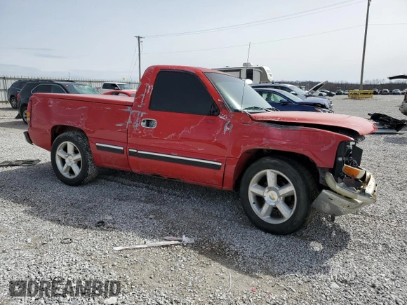 1999 Chevrolet Silverado 1500 with VIN 1GCEC14W4XZ131228, listed as a Copart auction lot 48133395 with 249,794 mi miles and Salvage Title. Bid and sale history available at carsss.com. Image 4.
