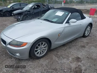 2004 BMW Z4 2.5i with VIN 4USBT334X4LS48707, listed as a IAAI auction lot 41737439 with 92,640 mi miles and . Bid and sale history available at DreamBid. Image 17.