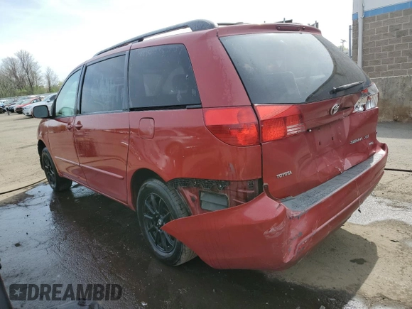 2004 Toyota Sienna XLE with VIN 5TDBA22CX4S008957, listed as a Copart auction lot 54253945 with 142,716 mi miles and Salvage Title. Bid and sale history available at DreamBid. Image 2.