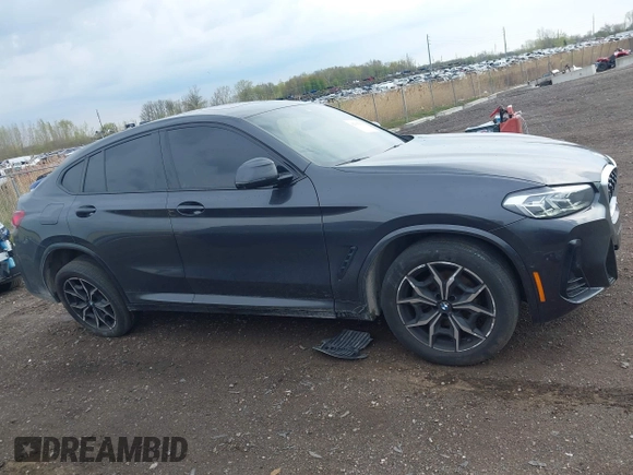 2023 BMW X4 xDrive30i with VIN 5UX33DT01P9N66552, listed as a IAAI auction lot 42103350 with 56,303 mi miles and . Bid and sale history available at DreamBid. Image 13.