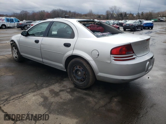 2004 Dodge Stratus SE with VIN 1B3EL36X84N170992, listed as a Copart auction lot 51904775 with 73,648 mi miles and Salvage Title. Bid and sale history available at DreamBid. Image 2.