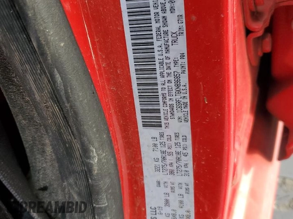 2019 Ram 1500 Rebel с VIN 1C6SRFLT6KN896857, выставлен на аукционе Copart как лот 87077494 с пробегом 48 109 миль миль и Списание • Salvage title. История ставок и продаж доступна на DreamBid. Изображение 14.