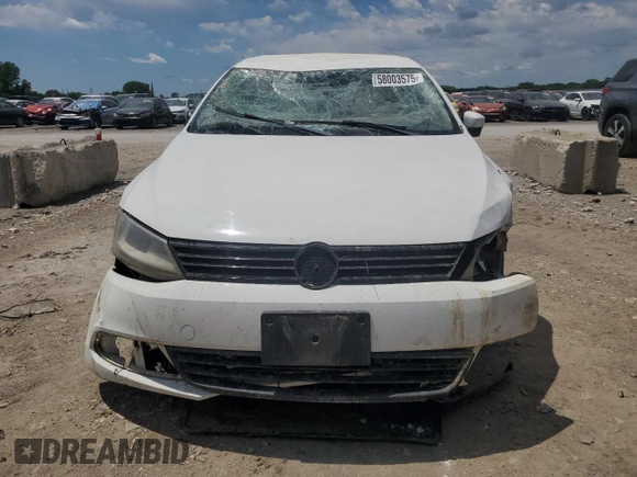 2012 Volkswagen Jetta TDI with VIN 3VWLL7AJ7CM007899, listed as a Copart auction lot 58003575 with Not provided miles and Salvage title. Bid and sale history available at DreamBid. Image 5.