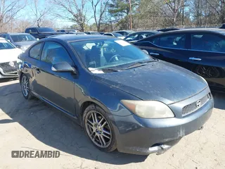 2005 Scion tC with VIN JTKDE177950016483, listed as a IAAI auction lot 41419579 with 370,000 mi miles. Bid and sale history available at carsss.com. Image 1.