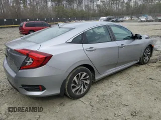 2018 Honda Civic EX with VIN 2HGFC2F75JH532134, listed as a Copart auction lot 51215215 with 35,189 mi miles and Salvage Title. Bid and sale history available at DreamBid. Image 3.