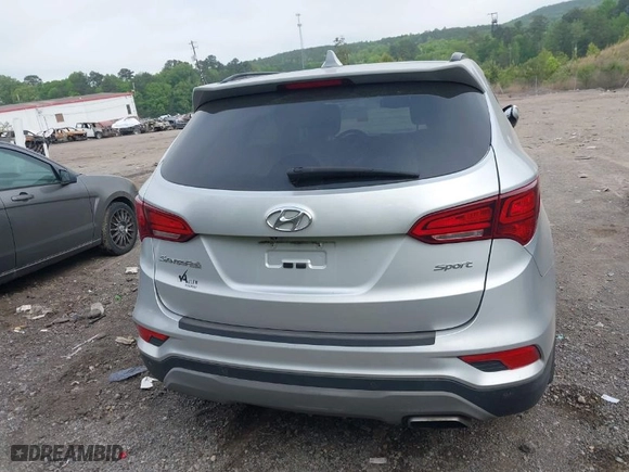 2018 Hyundai Santa Fe Sport 2.4L with VIN 5XYZU3LB7JG549653, listed as a IAAI auction lot 42075218 with 181,424 mi miles. Bid and sale history available at carsss.com. Image 16.