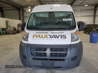 2017 Ram ProMaster Cargo with VIN 3C6TRVDG9HE550721, listed as a Copart auction lot 53695575 with 100,559 mi miles and Salvage Title. Bid and sale history available at carsss.com. Image 5.