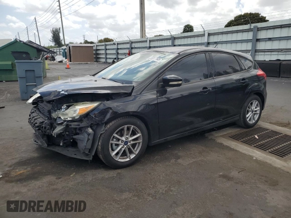 2017 Ford Focus SE with VIN 1FADP3K24HL241881, listed as a Copart auction lot 51017165 with 50,605 mi miles and Salvage Title. Bid and sale history available at carsss.com. Image 1.
