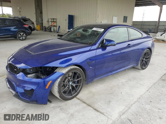 2019 BMW M4 CS with VIN WBS3S7C56KAC09341, listed as a Copart auction lot 41950264 with 35,937 mi miles. Bid and sale history available at carsss.com. Image 1.