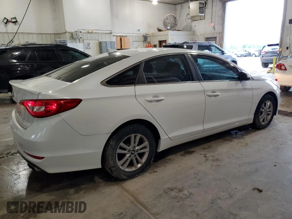 2016 Hyundai Sonata SE with VIN 5NPE24AF8GH369700, listed as a Copart auction lot 54790665 with 114,110 mi miles and Clean Title. Bid and sale history available at carsss.com. Image 3.