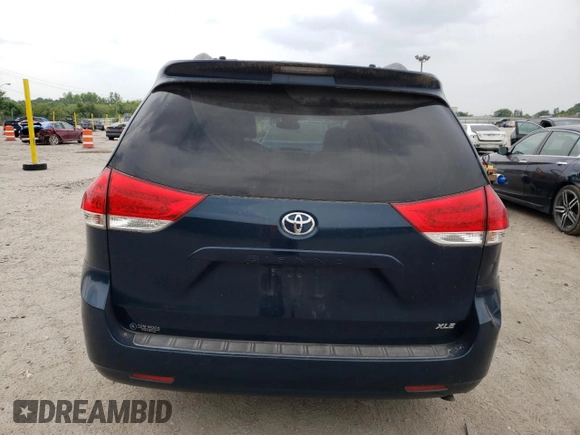 2012 Toyota Sienna XLE AAS with VIN 5TDYK3DC7CS216061, listed as a Copart auction lot 60596715 with 112,713 mi miles and Salvage title. Bid and sale history available at DreamBid. Image 6.