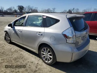 2012 Toyota Prius Two with VIN JTDZN3EU5C3075978, listed as a Copart auction lot 88451795 with 208,126 mi miles and Salvage Title. Bid and sale history available at DreamBid. Image 2.