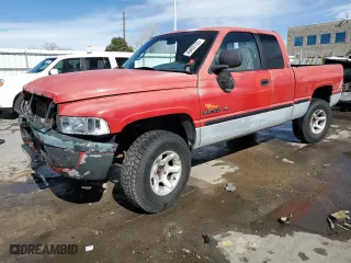 1998 Dodge Ram 1500 with VIN 3B7HF13Z2WG114846, listed as a Copart auction lot 49402725 with 228,327 mi miles and Salvage Title. Bid and sale history available at carsss.com. Image 1.