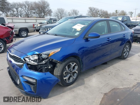 2019 Kia Forte LXS with VIN 3KPF24AD6KE096546, listed as a IAAI auction lot 41571461 with 54,006 mi miles. Bid and sale history available at carsss.com. Image 2.