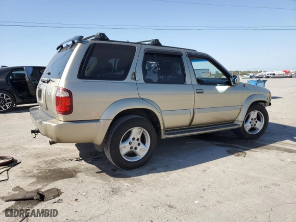 2002 Infiniti QX4 Luxury with VIN JNRDR09Y02W257630, listed as a Copart auction lot 75451594 with 102803 miles and Salvage Title. Bid and sale history available at carsss.com. Image 3.