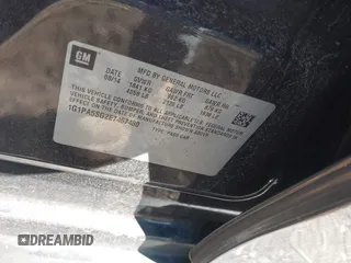 2014 Chevrolet Cruze LS with VIN 1G1PA5SG2E7467480, listed as a IAAI auction lot 41831857 with Not provided miles and . Bid and sale history available at DreamBid. Image 9.