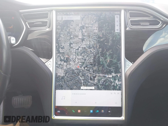 2016 Tesla Model S 70 with VIN 5YJSA1E14GF157118, listed as a IAAI auction lot 41794381 with 53,651 mi miles and . Bid and sale history available at DreamBid. Image 19.