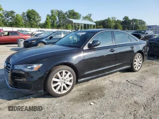 2016 Audi A6 Premium Plus with VIN WAUFMAFC1GN000735, listed as a Copart auction lot 60541845 with 54,537 mi miles and Salvage title. Bid and sale history available at DreamBid. Image 1.