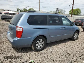 2010 Kia Sedona LX with VIN KNDMG4C31A6330612, listed as a Copart auction lot 54495685 with 246,564 mi miles and Salvage Title. Bid and sale history available at carsss.com. Image 3.