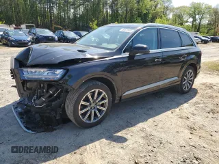 2019 Audi Q7 Premium Plus with VIN WA1LHAF72KD032390, listed as a Copart auction lot 56372405 with 63,446 mi miles and Salvage title. Bid and sale history available at DreamBid. Image 1.