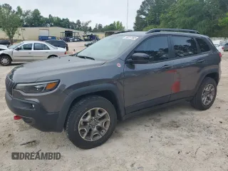 2022 Jeep Cherokee Trailhawk with VIN 1C4PJMBX1ND529146, listed as a Copart auction lot 56237365 with 26,718 mi miles and Salvage title. Bid and sale history available at DreamBid. Image 1.