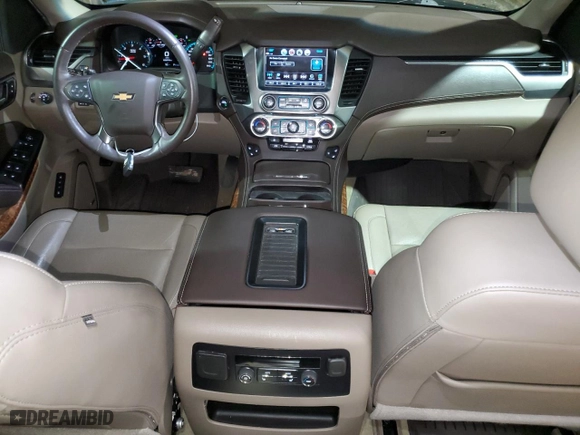 2017 Chevrolet Tahoe Premier with VIN 1GNSCCKC8HR371950, listed as a Copart auction lot 84276994 with 128,278 mi miles and Salvage Title. Bid and sale history available at carsss.com. Image 8.