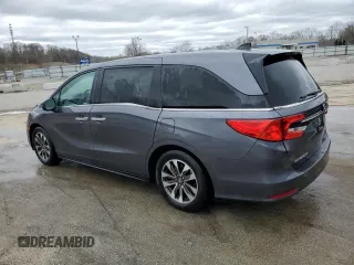 2021 Honda Odyssey EX-L with VIN 5FNRL6H76MB006265, listed as a Copart auction lot 50958395 with 60,662 mi miles and Salvage Title. Bid and sale history available at DreamBid. Image 2.