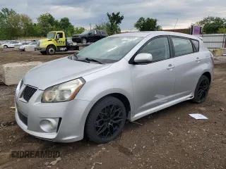 2009 Pontiac Vibe GT with VIN 5Y2SR67029Z432685, listed as a Copart auction lot 57828095 with 104,932 mi miles and Salvage title. Bid and sale history available at DreamBid. Image 1.