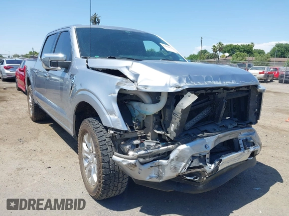 2021 Ford F-150 XL with VIN 1FTFW1E81MFA28258, listed as a IAAI auction lot 42402411 with 119,492 mi miles and . Bid and sale history available at DreamBid. Image 1.