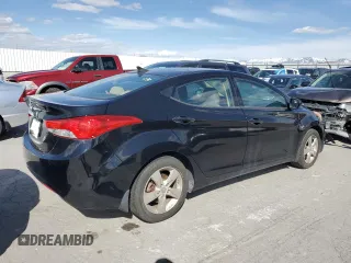 2013 Hyundai Elantra Limited with VIN KMHDH4AE6DU891000, listed as a Copart auction lot 48955665 with 129,030 mi miles and Salvage Title. Bid and sale history available at carsss.com. Image 3.