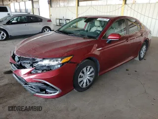 2021 Toyota Camry Hybrid LE with VIN 4T1C31AK6MU557645, listed as a Copart auction lot 53958735 with 72,221 mi miles and Salvage Title. Bid and sale history available at carsss.com. Image 1.
