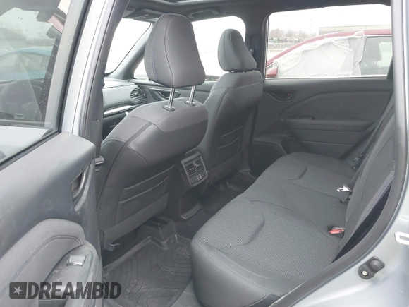 2025 Subaru Forester Premium с VIN JF2SLDBC5SH538293, выставлен на аукционе IAAI как лот 41898976 с пробегом 424 миль миль и . История ставок и продаж доступна на DreamBid. Изображение 8.