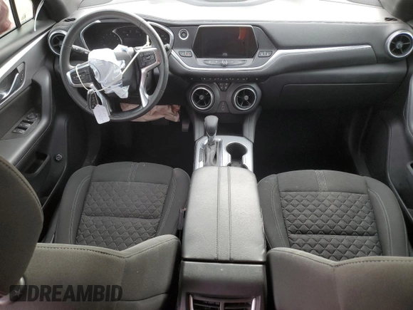 2021 Chevrolet Blazer LT with VIN 3GNKBCRS5MS566489, listed as a Copart auction lot 56682585 with 42,092 mi miles and Salvage title. Bid and sale history available at DreamBid. Image 8.