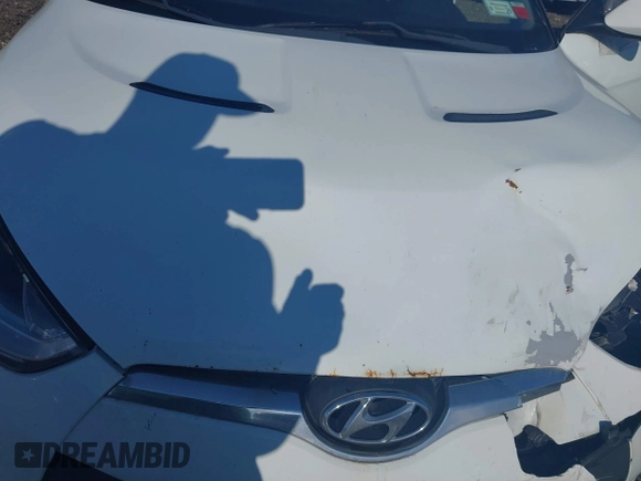 2013 Hyundai Veloster w/Gray Int with VIN KMHTC6AD2DU115735, listed as a IAAI auction lot 39404347 with 166,840 mi miles and . Bid and sale history available at DreamBid. Image 10.