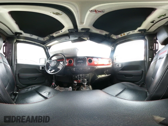 2020 Jeep Wrangler Unlimited Rubicon z VIN 1C4HJXFN8LW176002, wystawiony jako IAAI lot #41662158 z przebiegiem 55 924 mil mil oraz . Historia ofert i sprzedaży dostępna na DreamBid. Obrazek 18.