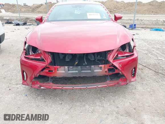 2018 Lexus RC with VIN JTHHZ5BC2J5018533, listed as a IAAI auction lot 41639355 with 68,657 mi miles. Bid and sale history available at carsss.com. Image 6.