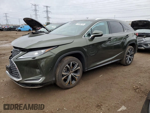 2022 Lexus RX 350 z VIN 2T2HZMDA2NC356591, wystawiony jako Copart lot #51690215 z przebiegiem 37 420 mil mil oraz Szkoda całkowita • Salvage title. Historia ofert i sprzedaży dostępna na DreamBid. Obrazek 1.